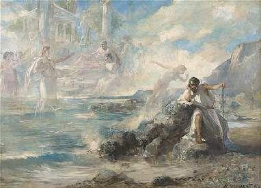 Nicolae Vermont Visul lui Ulise Sweden oil painting art